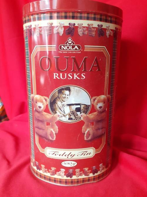Collectible Tin - Ouma Rusks Teddy Tin