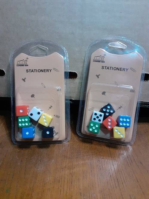 Dice - Pack of 6 Multicolour