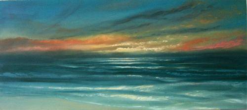 Original Fiona Geldenhuys Oil Painting - 900 x 400 mm