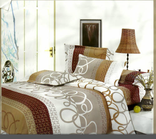 6 PIECE QUEEN SIZE COTTON FEEL DUVET COVER SET A MUST HAVE