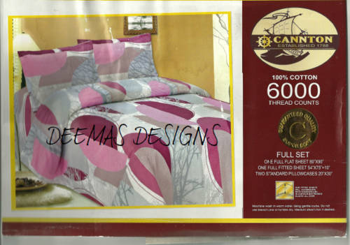 4 Piece 100% cotton sheets and pillow case set