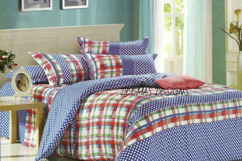 6 PIECE QUEEN SIZE COTTON FEEL DUVET COVER SET A MUST HAVE