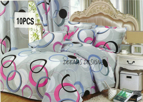 10 PIECE DOUBLE DUVET COVER SET A MUST HAVE