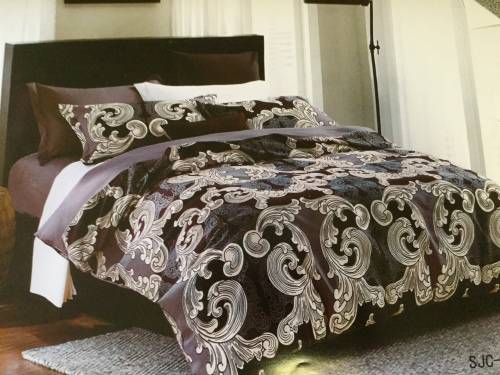 6 PIECE QUEEN SIZE COTTON FEEL DUVET COVER SET A MUST HAVE