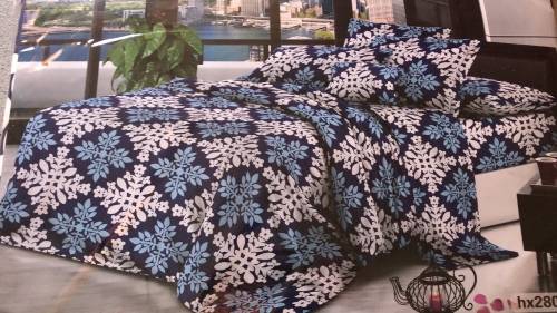 6 PIECE QUEEN SIZE COTTON FEEL DUVET COVER SET A MUST HAVE