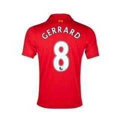 LIVERPOOL HOME 2012/2013 - GERRARD SIZE XL