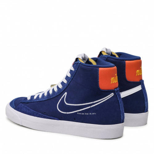 Nike blazer Mid `77 Deep Royal Blue/White/Orange ***NEW*** UK size 9