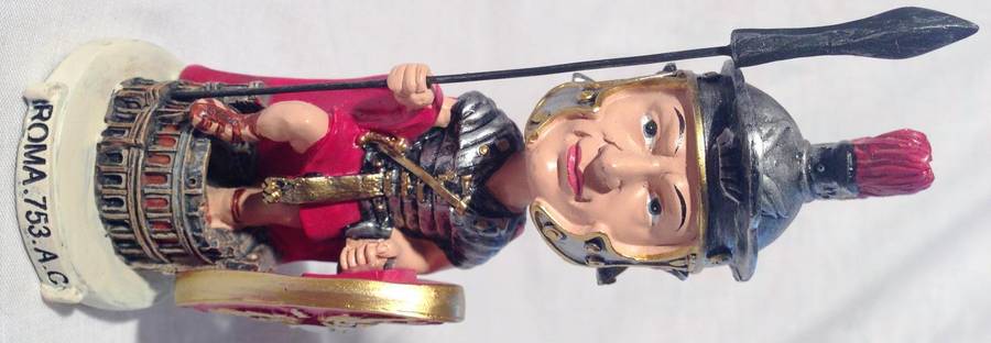 Collectable Roman Empire Bobble Head Figurine