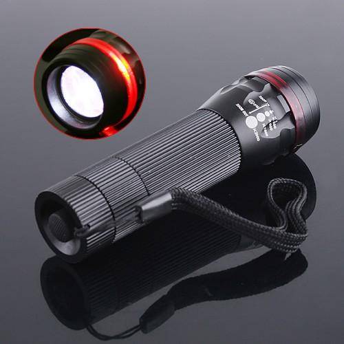 3 Modles Zoomable 200 Lumen LED Torch