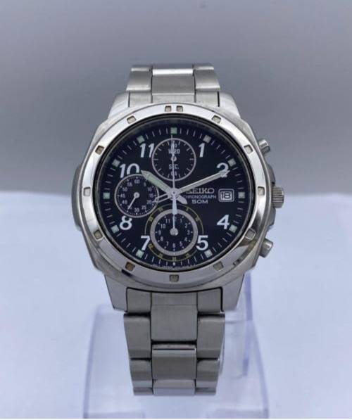 STUNNING SEIKO COLLECTORS  SPORTS CHRONOGRAPH DATE  BEAUTIFUL MENS WATCH