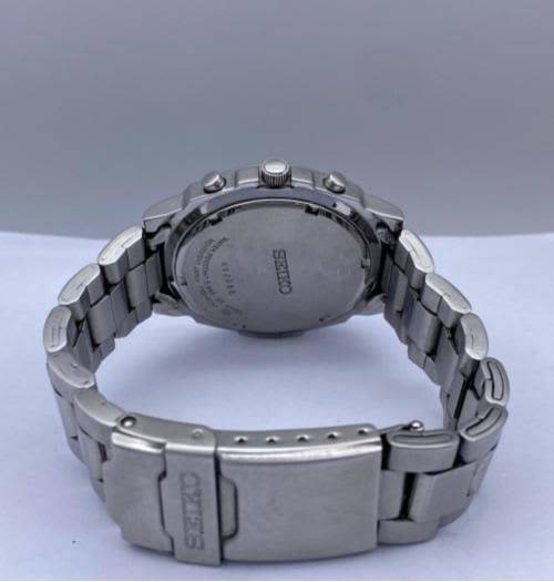 STUNNING SEIKO COLLECTORS  SPORTS CHRONOGRAPH DATE  BEAUTIFUL MENS WATCH