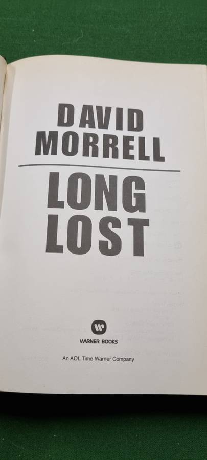 Long Lost. David Morrell.