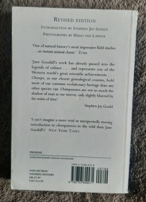 In the Shadow of Man.  Author: Jane Goodall