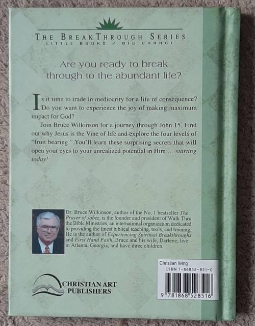 Secrets of The Vine  Author: Bruce Wilkinson