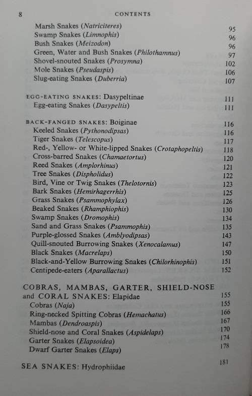 A Field Guide th the Snakes of Southern Africa - Author: V.F.M FitzSimons