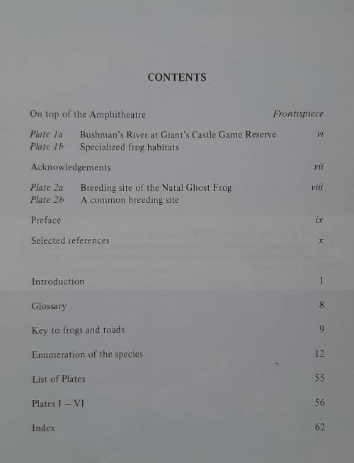 Frogs and Toads of the Natal Drakensberg - Author: A J L Lambiris
