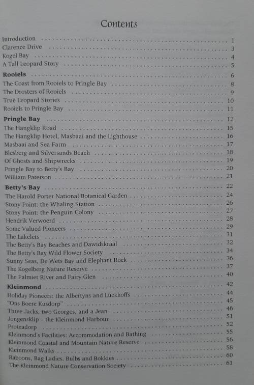 Fynbos Coast: Betty`s Bay, Kleinmond, Pringle Bay and Rooiels - Author: Peter Slingsby and Ed Coombe