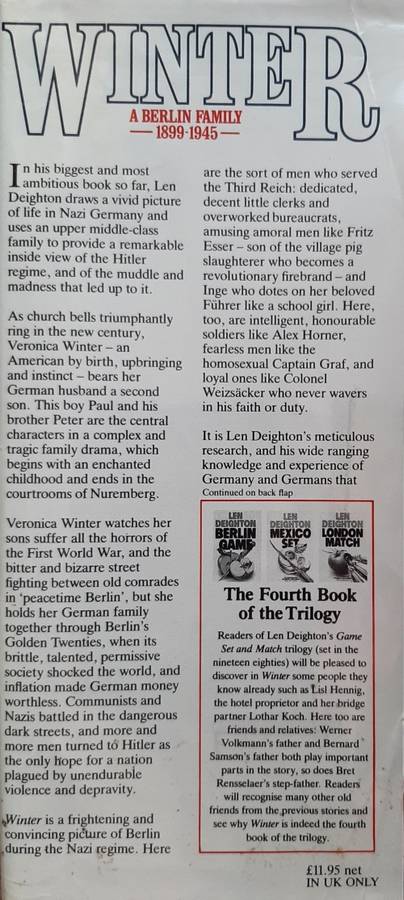 Winter: A Berlin Family 1899-1945 - Author: Len Deighton