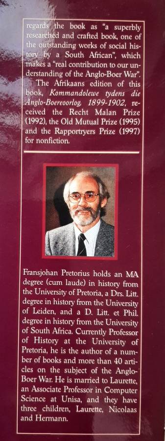 Life on Commando during the Anglo-Boer War 1899-1902 - Author: Fransjohan Pretorius