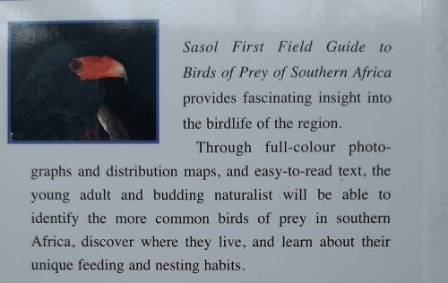 Sasol First Field Guide to Birds of Prey of Southern Africa - Author: David Allan