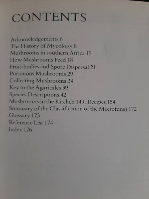 A Field Guide to the Mushrooms of S.A. - Author: Levin, Branch, Rappoport & Mitchell
