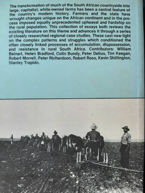 Putting a Plough to the Ground - Editorss: William Beinart, Peter Delius & Stanley Trapido