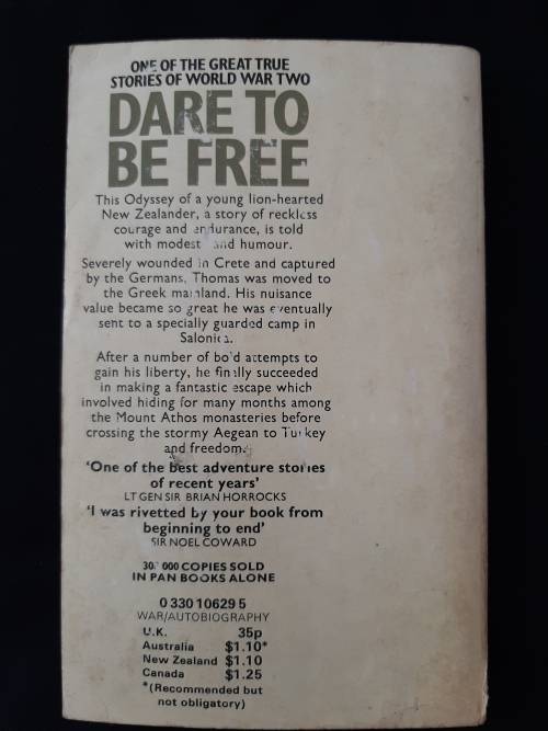 Dare to be Free By W.B. Thomas