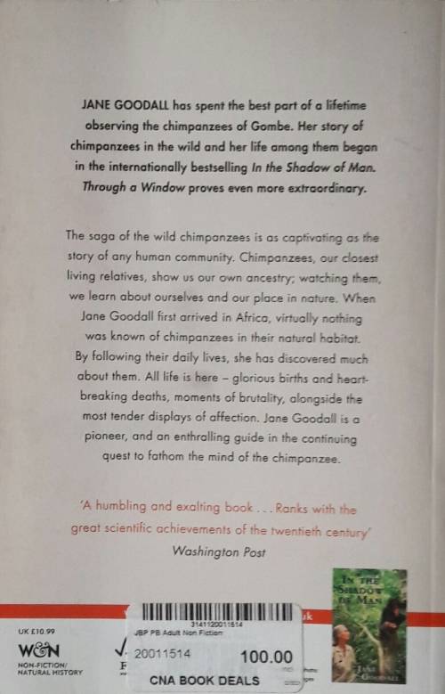 Through A Window- Jane Goodall