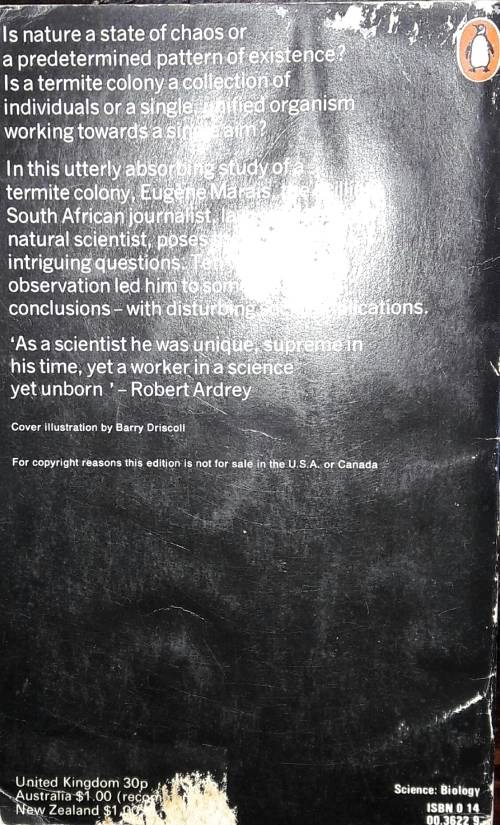 The Soul Of The White Ant - Eugene Marais