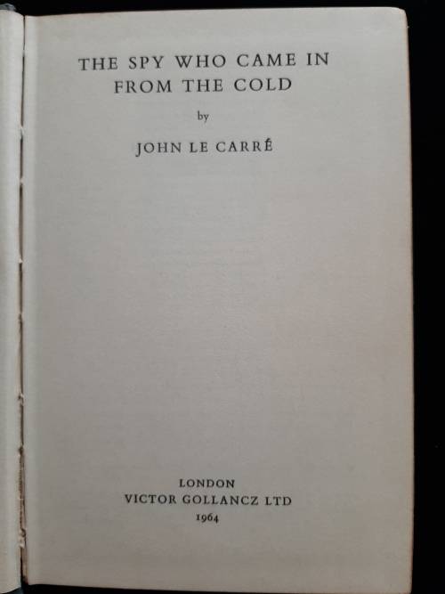 The Spy Who Came in from The Cold By John Le Carré