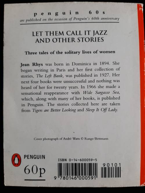 Let Them Call it Jazz by Jean Rhys