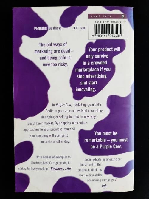 Purple Cow: Transform Your Business by Being Remarkable by Seth Godin