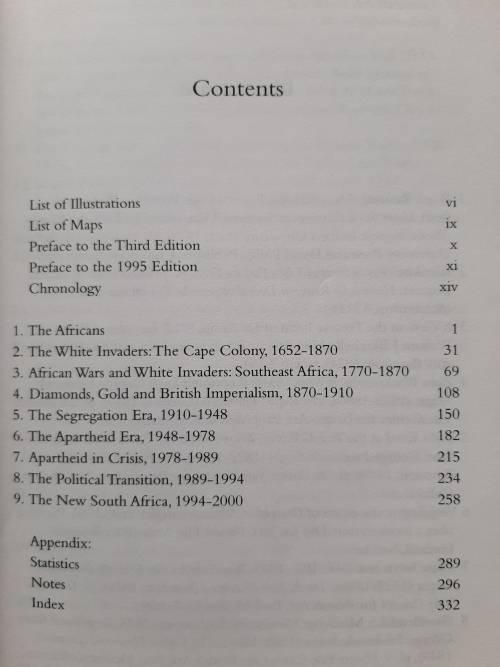 A History of South Africa by Leonard Thompson