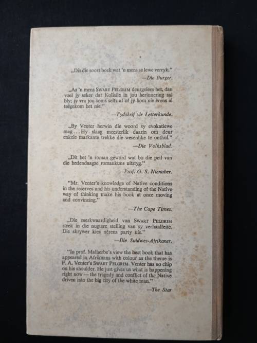 Swart Pelgrim by F.A. Venter