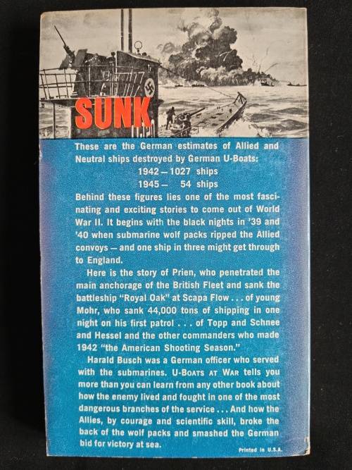 U-Boats at War: German Submarines in Action 1939-1945 by Harald Busch