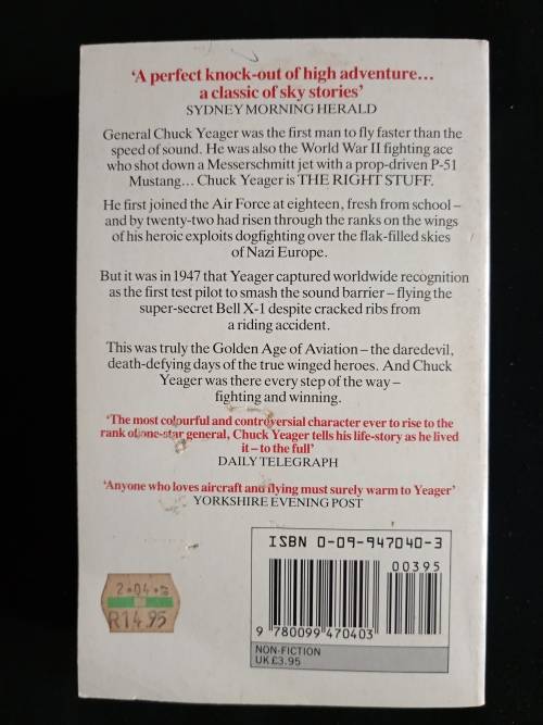 Yeager: An Autobiography by General Chuck Yeager & Leo Janos