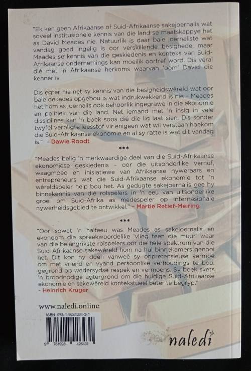 Afrikaner-Kapitalisme van Brandarm tot Skatryk by David Meades