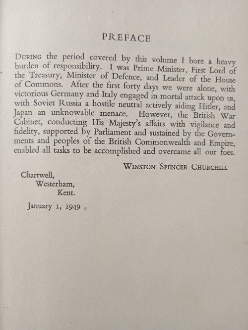 The Second World War Volume II Their Finest Hour by Winston Churchill