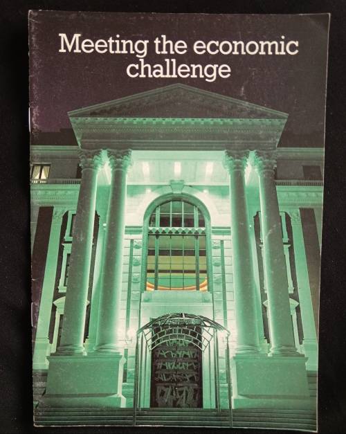Meeting the Economic Challenge by P W Botha