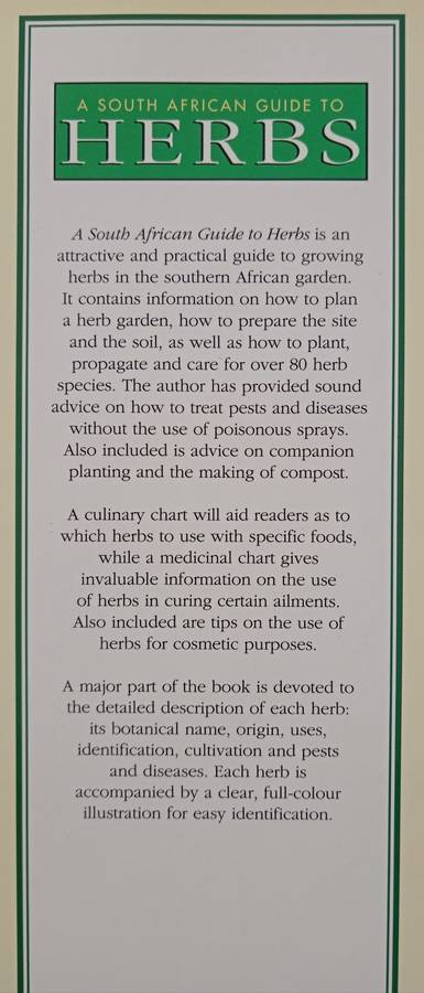 A South African Guide to Herbs by Barbara Hey