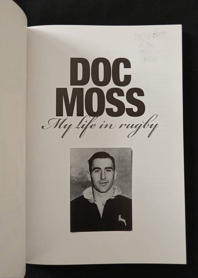 Doc Moss My Life in Rugby