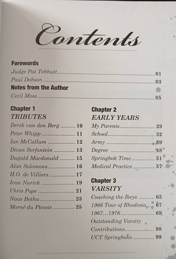 Doc Moss My Life in Rugby