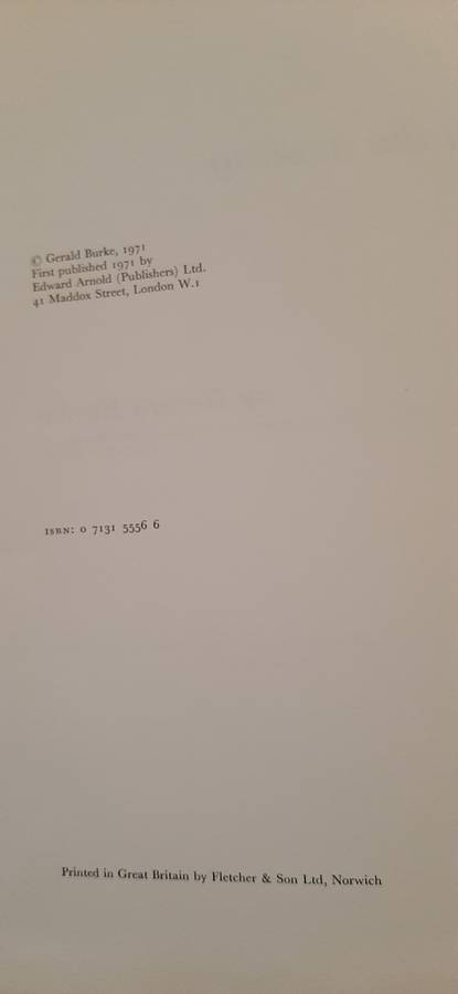 Towns in the Making by Gerald Burke  - First edition