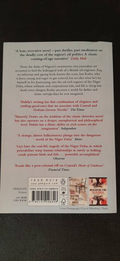 Oil on Water by Helon Habila