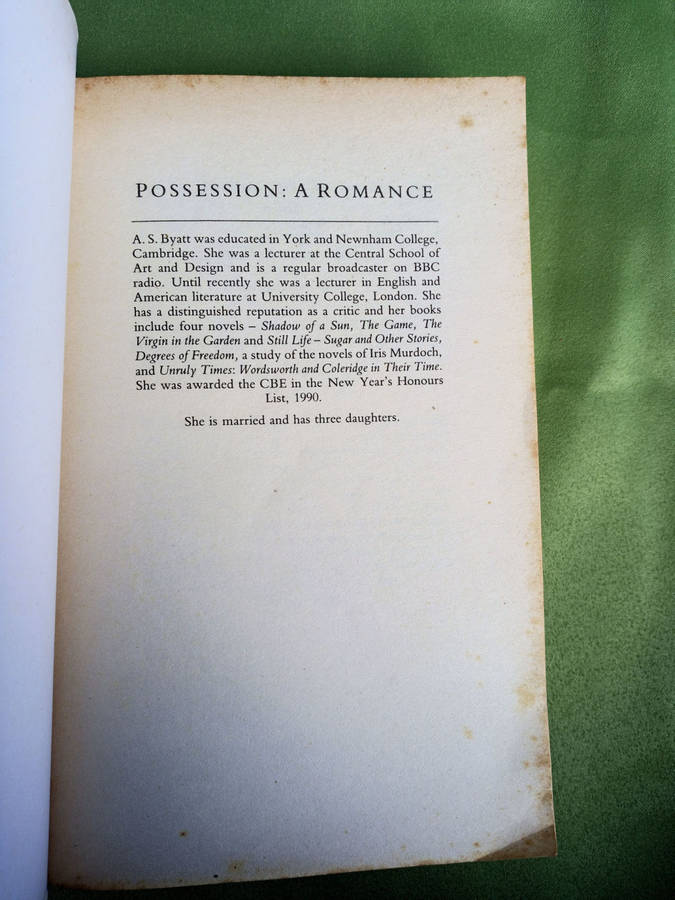 Possession by A.S. Byatt
