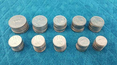 Collection of Old South African Coins