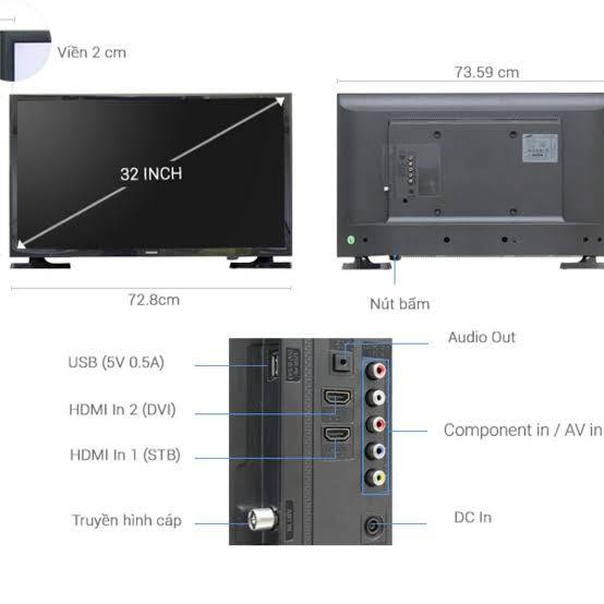 SAMSUNG 32inch HD LED TV