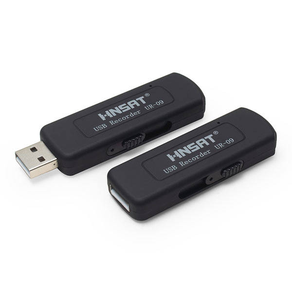 Electromann - HNSAT UR-09 Mini 4GB Memory USB Flash Drive Digital Audio Voice Recorder Dictaphone