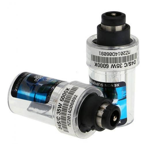 Pair D4S/C 35W 6000K HID Xenon Replacement Light Bulb Lamp Car Headlamp