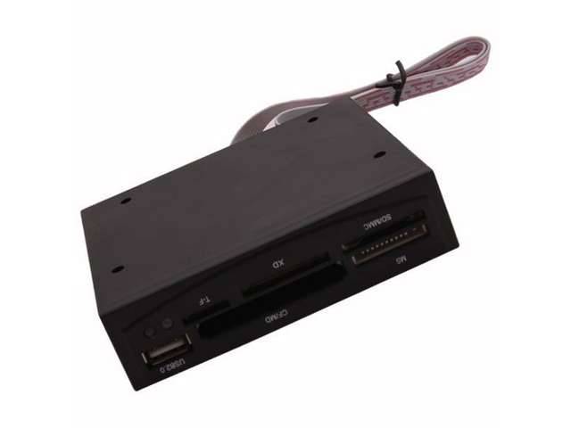 3.5" USB 2.0 All In 1 Flash Memory Internal Card Reader Multifunction TF CF Card